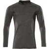 Image de Mascot Accelerate Poloshirt, met lange mouwen 18081-810 - donkerantraciet-gemêleerd/zwart - 2XL