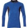 Image de Mascot Accelerate Poloshirt, met lange mouwen 18081-810 - helder blauw-gemêleerd/donkermarine - 3XL