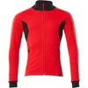 Image de Mascot Accelerate Sweatshirt met rits 18484-962 - signaalrood/zwart - S