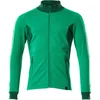 Image de Mascot Accelerate Sweatshirt met rits 18484-962 - helder groen/groen - 2XL