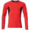 Image de Mascot T-Shirt, Langarm Accelerate 18381-959 Verkehrsrot/Schwarz-4XL