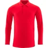 Image de Mascot Crossover Poloshirt, met lange mouwen 20483-961 - signaalrood - 2XL