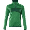 Image de Mascot Accelerate Fleecetrui met korte rits 18053-316 - helder groen/groen - 5XL