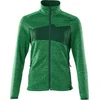 Image de Mascot Accelerate Gebreide trui met rits 18155-951 - helder groen/groen - 4XL