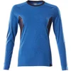 Image de Mascot Damen T-Shirt, Langarm Accelerate 18391-959 Azurblau/Schwarzblau-4XL