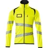 Image de Mascot Accelerate Safe Fleecetrui met rits 19103-315 - hi-vis geel/donkermarine - 4XL
