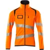Image de Mascot Accelerate Safe Fleecetrui met rits 19103-315 - hi-vis oranje/donkermarine - L