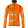 Image de Mascot Accelerate Safe Fleecetrui met rits 19103-315 - hi-vis oranje/donkerpetrol - M