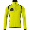 Image de Mascot Accelerate Safe Fleecetrui met korte rits 19303-316 - Hi-Vis geel/zwart - 2XL