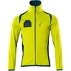 Image de Mascot Accelerate Safe Fleecetrui met rits 19403-316 - hi-vis geel/donkerpetrol - L