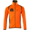 Image de Mascot Accelerate Safe Fleecetrui met rits 19403-316 - hi-vis oranje/mosgroen - 4XL