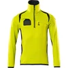 Image de Mascot Accelerate Safe Fleecetrui met korte rits 19303-316 - hi-vis geel/donkermarine - L
