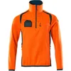 Image de Mascot Accelerate Safe Fleecetrui met korte rits 19303-316 - hi-vis oranje/donkerpetrol - 2XL
