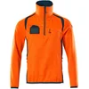 Image de Mascot Accelerate Safe Fleecetrui met korte rits 19303-316 - hi-vis oranje/donkerpetrol - 3XL