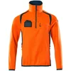 Image de Mascot Accelerate Safe Fleecetrui met korte rits 19303-316 - hi-vis oranje/donkerpetrol - XL