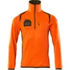 Image de Mascot Accelerate Safe Fleecetrui met korte rits 19303-316 - hi-vis oranje/mosgroen - L