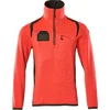 Image de Mascot Accelerate Safe Fleecetrui met korte rits 19303-316 - hi-vis rood/donkerantraciet - 2XL