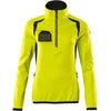 Image de Mascot Accelerate Safe Fleecetrui met korte rits 19353-316 - Hi-Vis geel/zwart - M