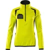 Image de Mascot Accelerate Safe Fleecetrui met korte rits 19353-316 - Hi-Vis geel/zwart - S