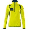 Image de Mascot Accelerate Safe Fleecetrui met korte rits 19353-316 - hi-vis geel/donkerpetrol - XS