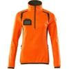 Image de Mascot Accelerate Safe Fleecetrui met korte rits 19353-316 - hi-vis oranje/mosgroen - 5XL