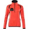 Image de Mascot Accelerate Safe Fleecetrui met korte rits 19353-316 - hi-vis rood/donkermarine - 4XL