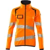 Image de Mascot Accelerate Safe Fleecetrui met rits 19153-315 - hi-vis oranje/donkermarine - XL