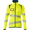 Image de Mascot Accelerate Safe Fleecetrui met rits 19153-315 - hi-vis geel/donkerpetrol - 4XL