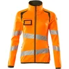 Image de Mascot Accelerate Safe Fleecetrui met rits 19153-315 - hi-vis oranje/mosgroen - 5XL