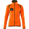 Image de Mascot Accelerate Safe Fleecetrui met rits 19453-316 - hi-vis oranje/mosgroen - XL
