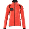 Image de Mascot Accelerate Safe Fleecetrui met rits 19453-316 - hi-vis rood/donkermarine - 3XL