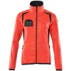 Image de Mascot Accelerate Safe Fleecetrui met rits 19453-316 - hi-vis rood/donkermarine - 4XL