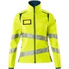 Image de Mascot Accelerate Safe Softshell jas 19012-143 - hi-vis geel/donkerpetrol - 3XL