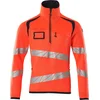Image de Mascot Accelerate Safe Gebreide trui met korte rits 19005-351 - hi-vis rood/donkermarine - 5XL