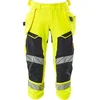Image de Mascot Accelerate Safe Driekwart broek met spijkerzakken 19049-711 - hi-vis geel/donkermarine - C46