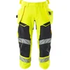 Image de Mascot Accelerate Safe Driekwart broek met spijkerzakken 19049-711 - hi-vis geel/donkermarine - C54