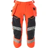 Image de Mascot Accelerate Safe Driekwart broek met spijkerzakken 19049-711 - hi-vis rood/donkermarine - C51