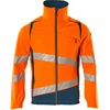 Image de Mascot Accelerate Safe Jas 19009-511 - hi-vis oranje/donkerpetrol - 3XL