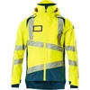 Image de Mascot Accelerate Safe Shell Jas 19301 - Mannen - Geel/Petrol - M