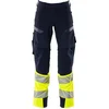 Image de Mascot Accelerate Safe Broek Met Kniezakken 19179 - Mannen - Navy/Geel - 51