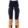 Image de Mascot Accelerate Safe Broek Met Kniezakken 19179 - Mannen - Navy/Oranje - 47
