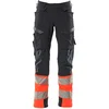 Image de Mascot Accelerate Safe Broek met kniezakken 19179-511 - donkermarine/hi-vis rood - C56 - 90
