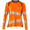 Image de Mascot Damen T-Shirt, Langarm Accelerate Safe 19091-771 Hi-vis Orange/Schwarzblau-4XL