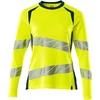 Image de Mascot Damen T-Shirt, Langarm Accelerate Safe 19091-771 Hi-vis Gelb/Dunkelpetroleum-4XL
