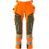 Image de Mascot Accelerate Safe Broek met spijkerzakken 19031-711 - hi-vis oranje/mosgroen - C60 - 90