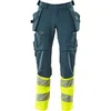 Image de Mascot Accelerate Safe Broek met spijkerzakken 19131-711 - donkerpetrol/hi-vis geel - C54 - 82