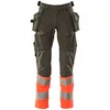 Image de Mascot Accelerate Safe Broek met spijkerzakken 19131-711 - donkerantraciet/hi-vis rood - C60 - 82