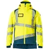 Image de Mascot Accelerate Safe Winterjas 19335-231 - hi-vis geel/donkerpetrol - 5XL