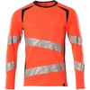 Image de Mascot T-Shirt, Langarm Accelerate Safe 19081-771 Hi-vis Rot/Schwarzblau-XXL