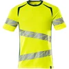 Image de Mascot Accelerate Safe T-shirt 19082-771 - hi-vis geel/donkerpetrol - M